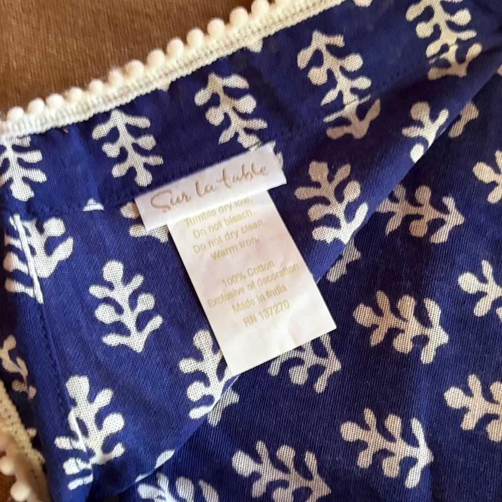 Sur la Table Indigo Block Print Napkins Set of 4